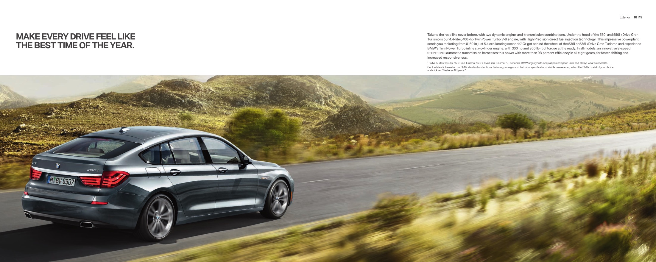 2012 BMW 5-Series GT Brochure Page 6